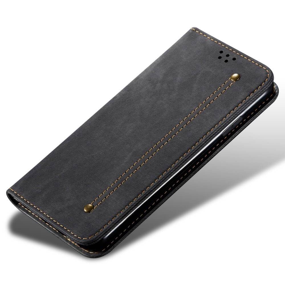 Xiaomi 15 Ultra - Flip Case in Jeans Stoff Optik