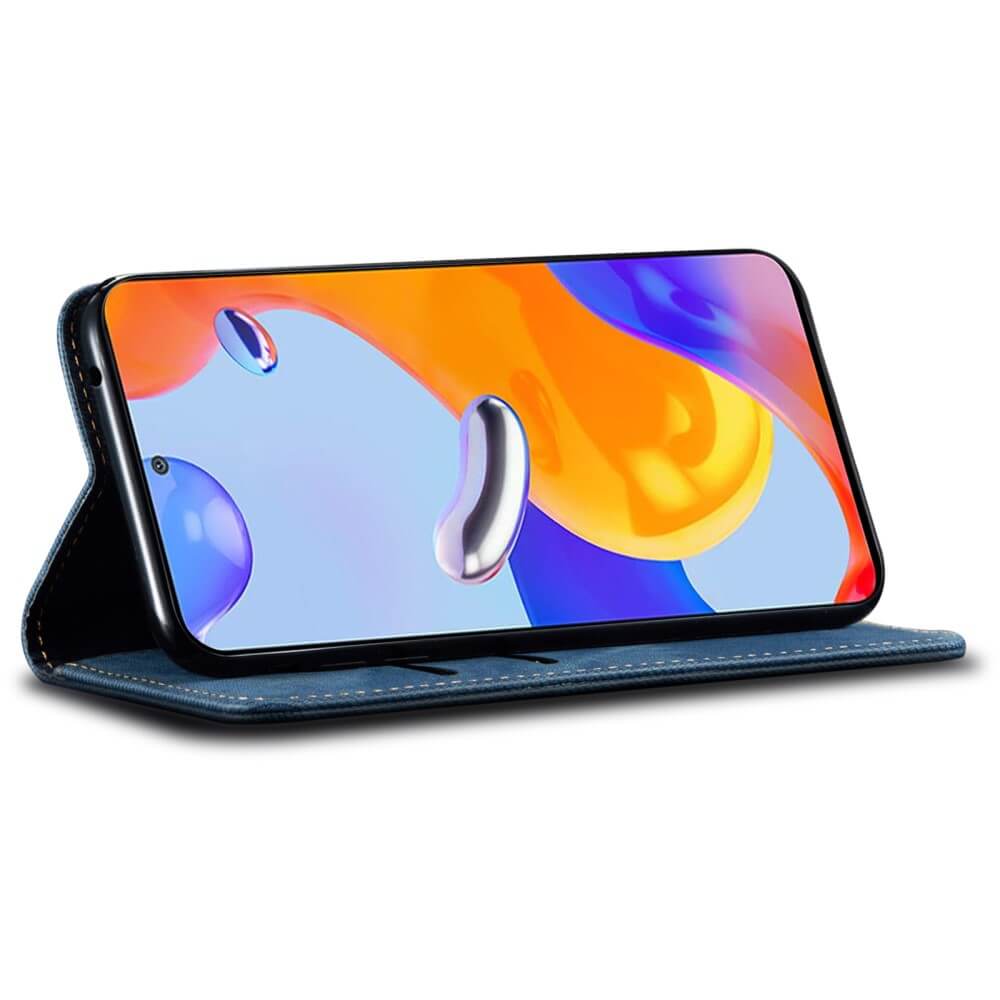 Xiaomi 15 Ultra - Flip Case in Jeans Stoff Optik