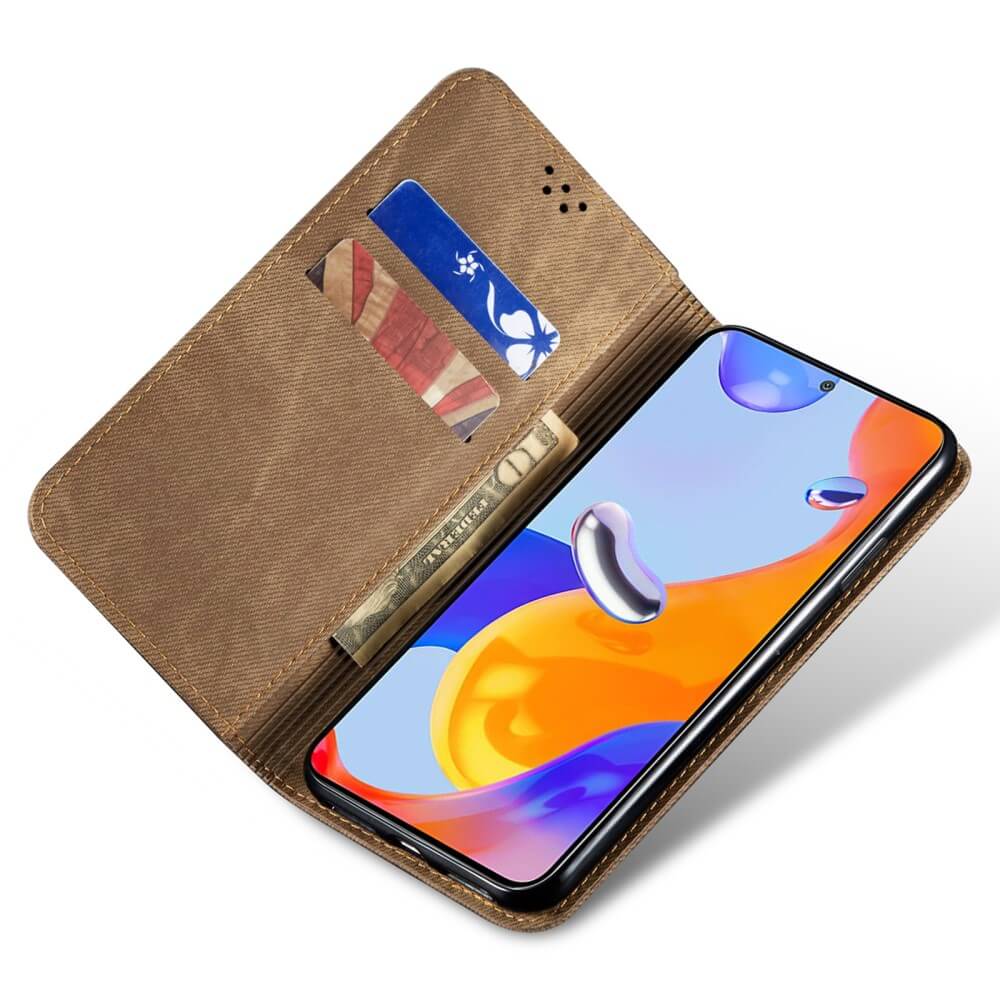 Xiaomi 15 Ultra - Flip Case in Jeans Stoff Optik