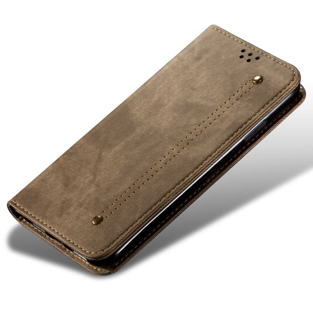 Xiaomi 15 Ultra - Flip Case in Jeans Stoff Optik