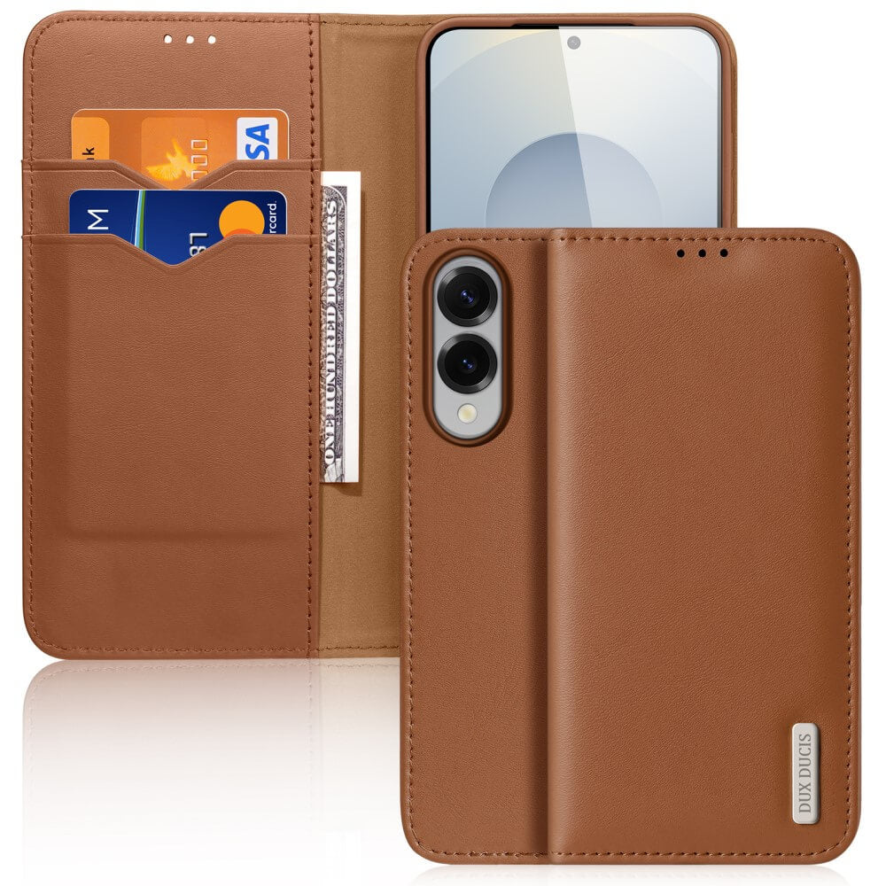 Galaxy S25 Edge - DUX DUCIS HIVO Etui Tasche mit RFID-Schutz