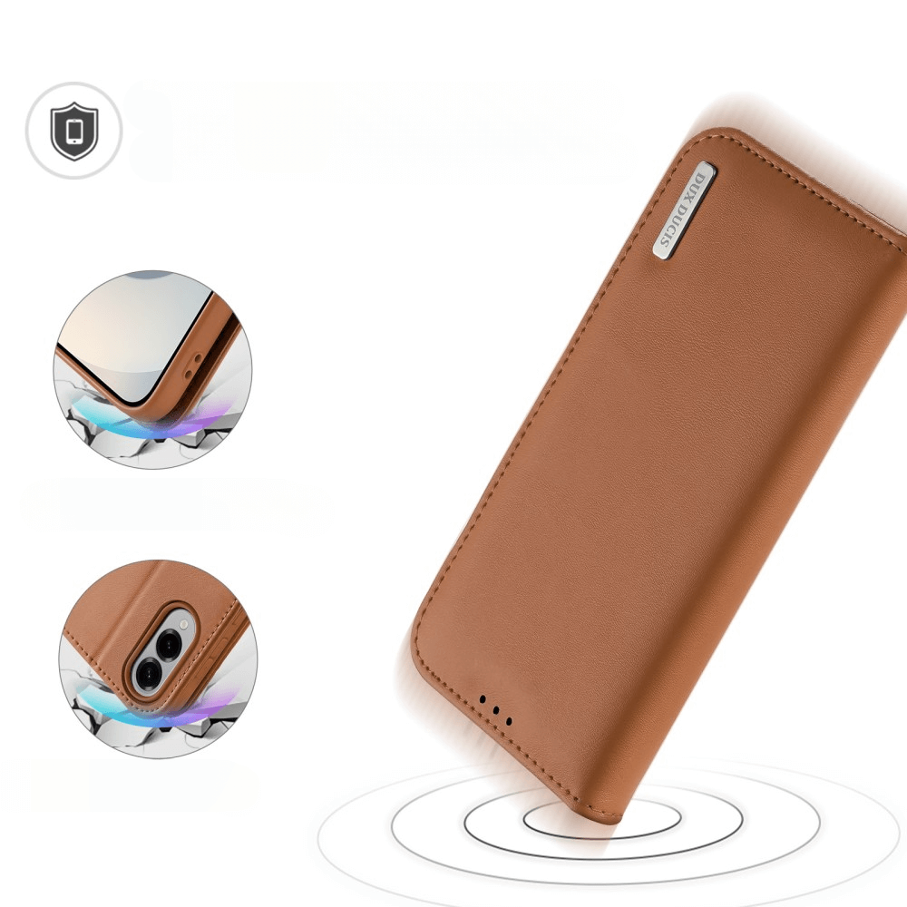 Galaxy S25 Edge - DUX DUCIS HIVO Etui Tasche mit RFID-Schutz
