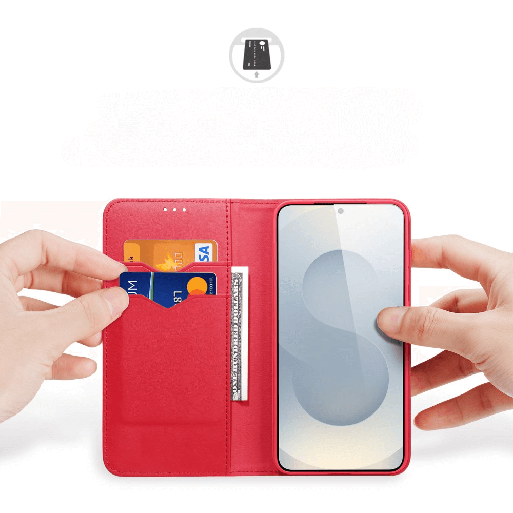 Galaxy S25 Edge - DUX DUCIS HIVO Etui Tasche mit RFID-Schutz