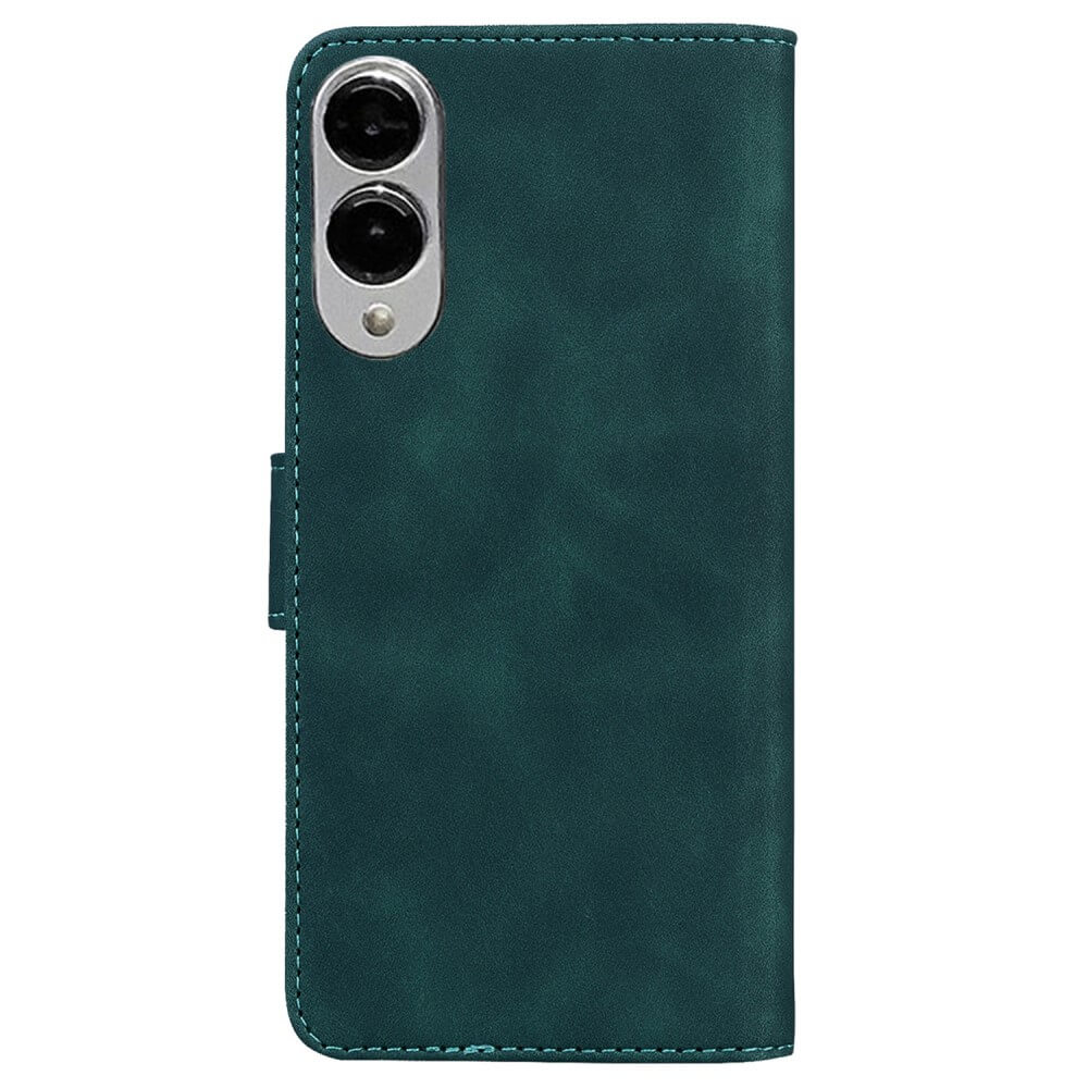 Galaxy S25 Edge - Solide Leder Etui Hülle