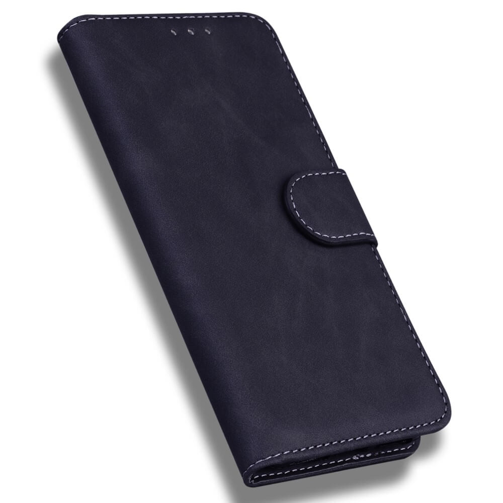 OPPO Reno13 Pro - Custodia solida in ecopelle