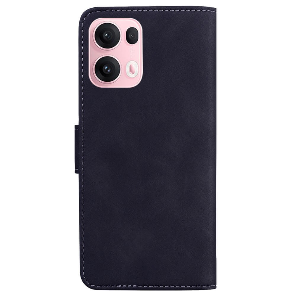 OPPO Reno13 Pro - Custodia solida in ecopelle