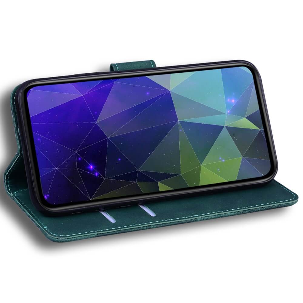 OPPO Reno13 Pro - Custodia solida in ecopelle