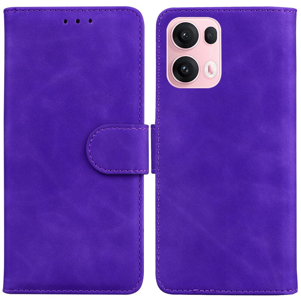 OPPO Reno13 Pro - Custodia solida in ecopelle