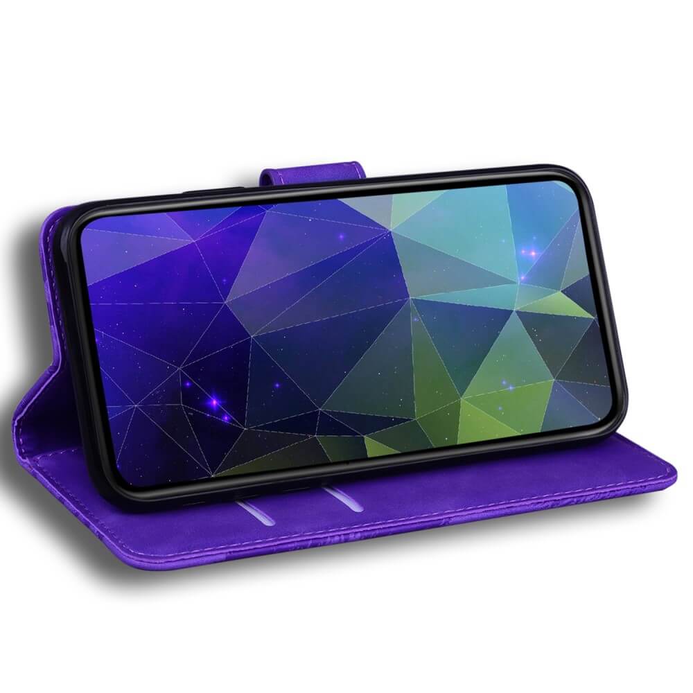 OPPO Reno13 Pro - Custodia solida in ecopelle