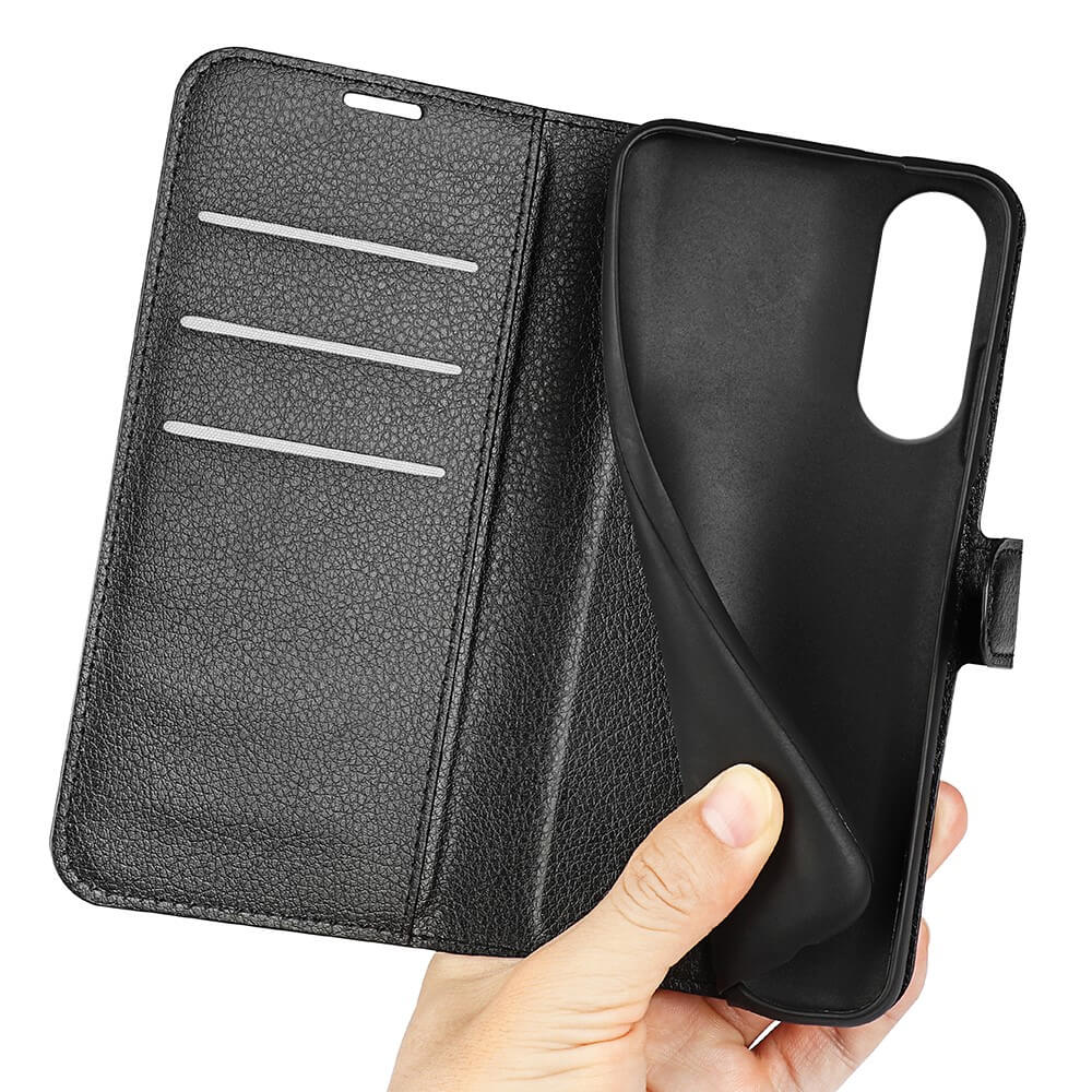 Galaxy S25 Edge - Leder Etui Hülle