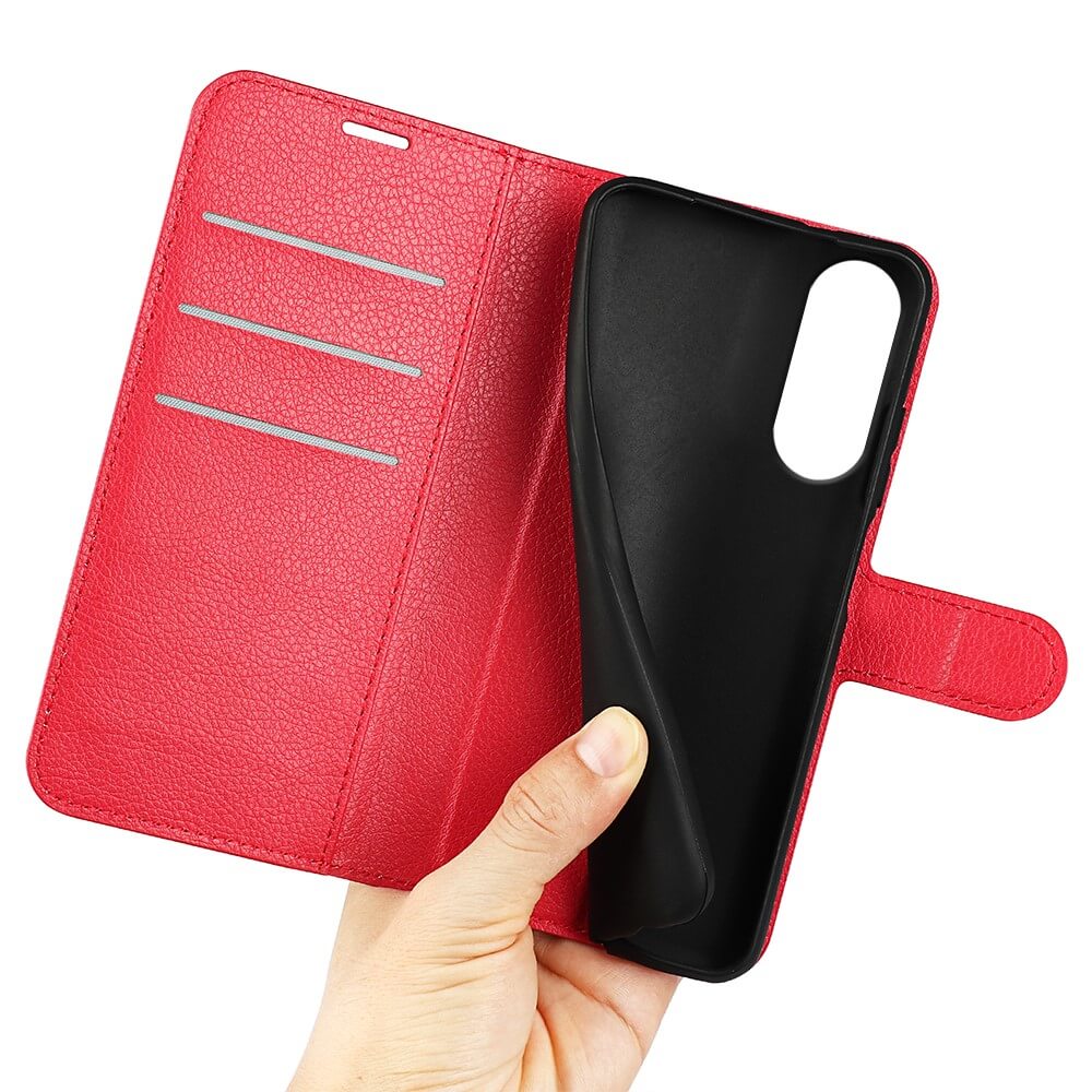 Galaxy S25 Edge - Leder Etui Hülle