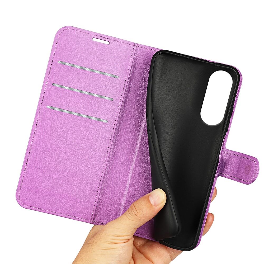 Galaxy S25 Edge - Leder Etui Hülle