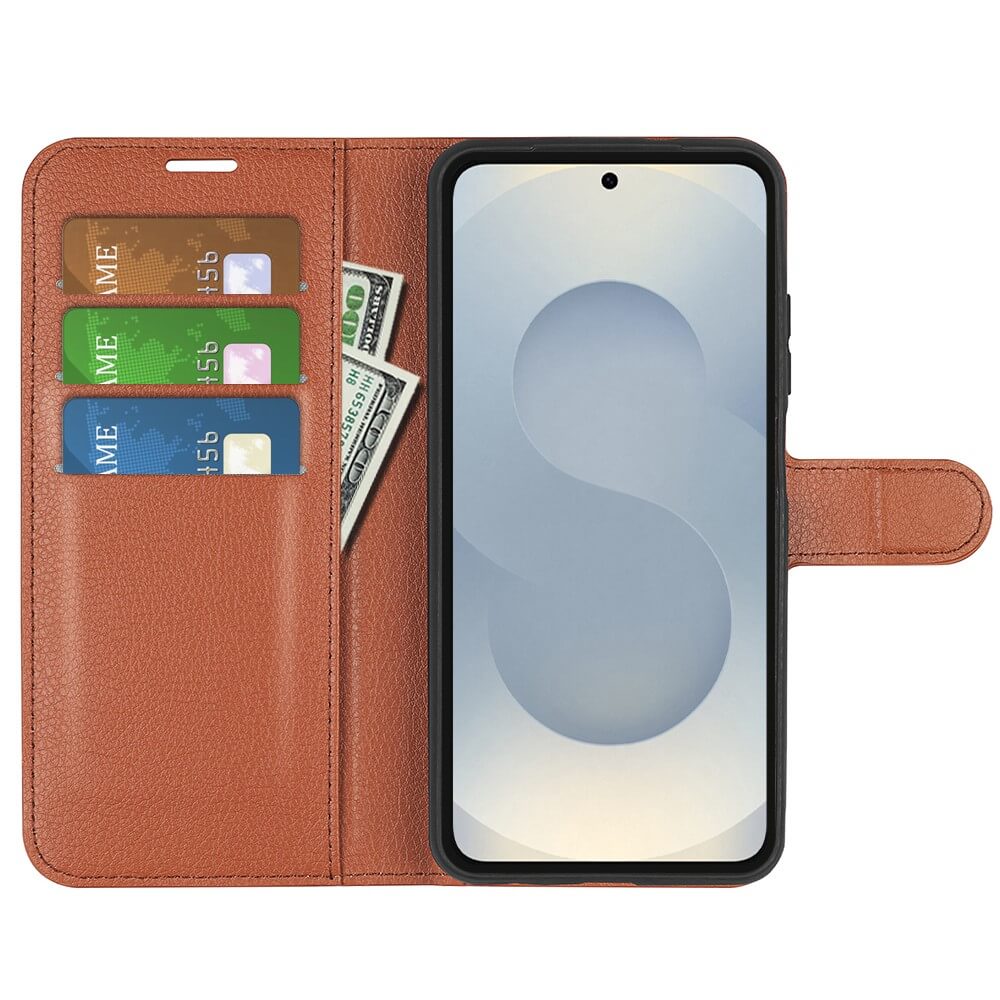 Galaxy S25 Edge - Leder Etui Hülle