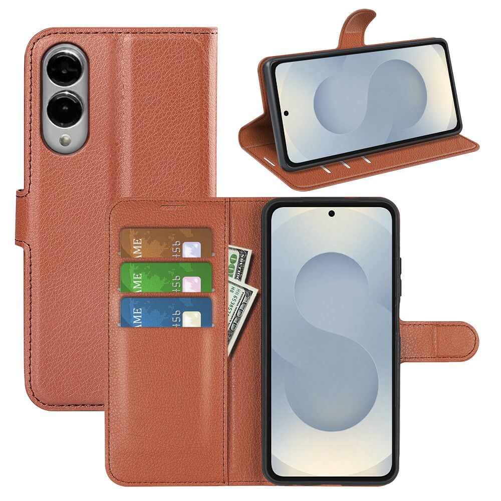 Galaxy S25 Edge - Leder Etui Hülle