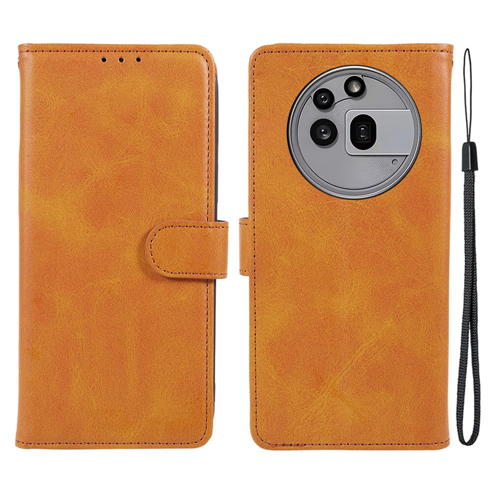 Nothing Phone (3a) Pro - Solide Leder Etui Hülle