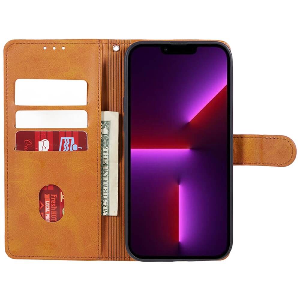 Nothing Phone (3a) Pro - Solide Leder Etui Hülle