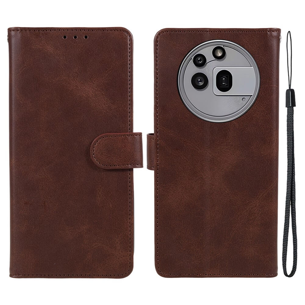 Nothing Phone (3a) Pro - Solide Leder Etui Hülle