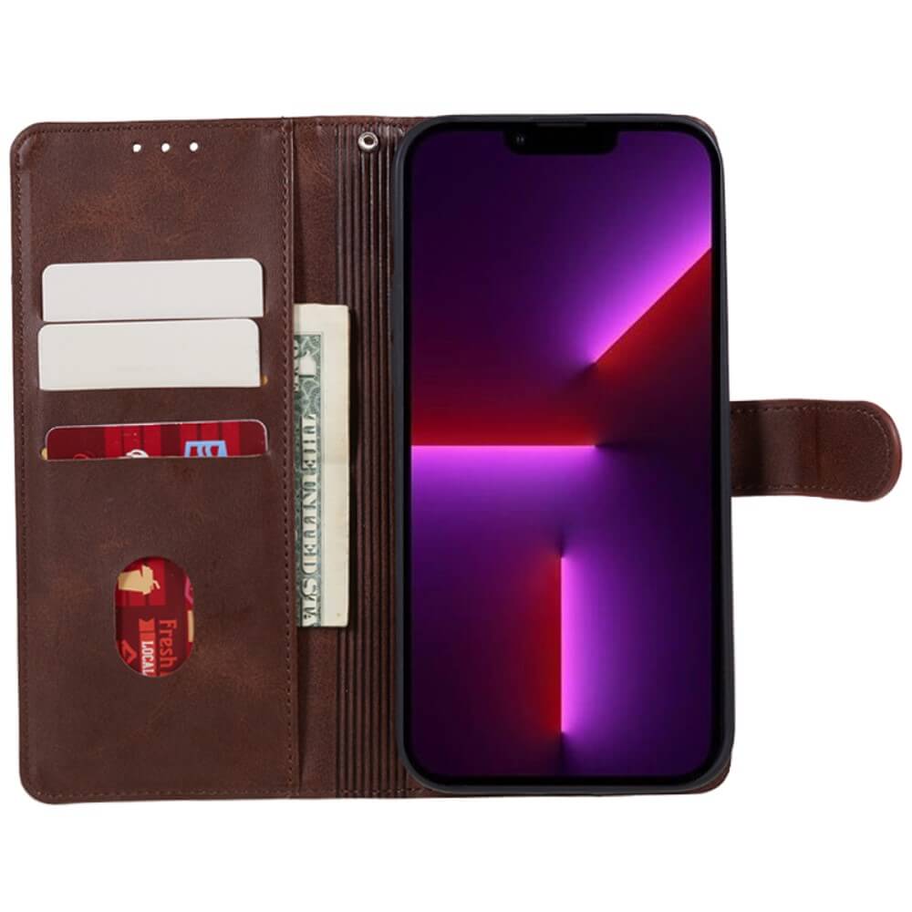 Nothing Phone (3a) Pro - Solide Leder Etui Hülle