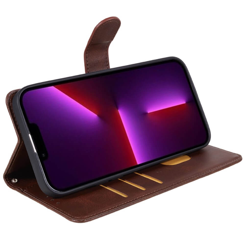 Nothing Phone (3a) Pro - Solide Leder Etui Hülle