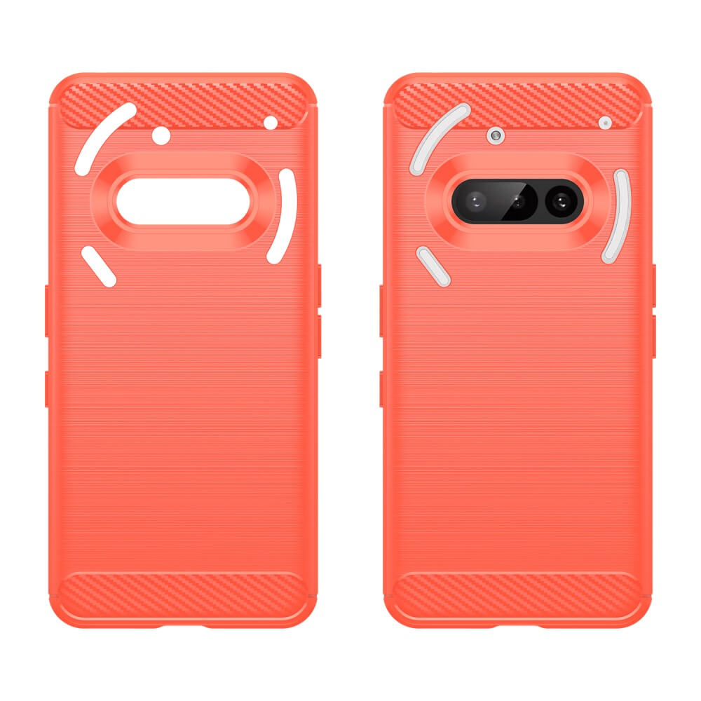 Nothing Phone (3a) - Coque look métal carbone