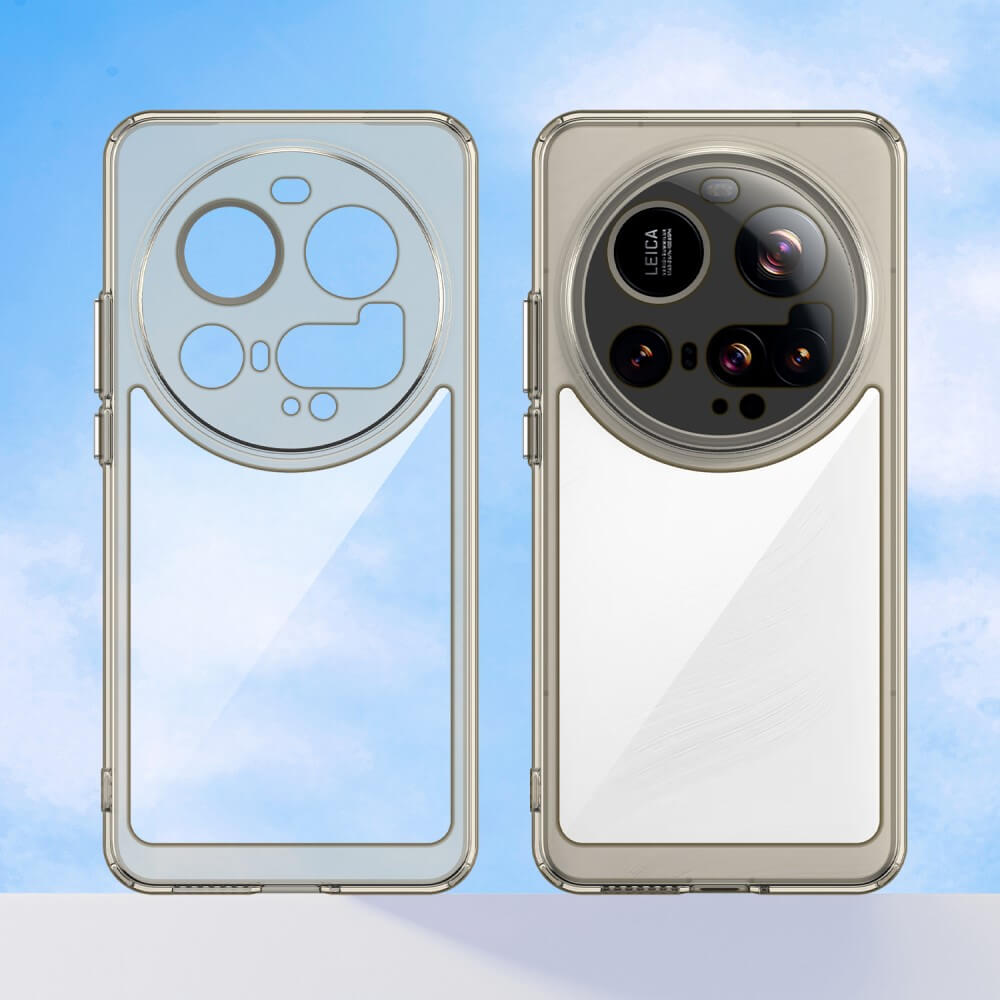 Xiaomi 15 Ultra - Custodia protettiva in acrilico con bordo rialzato