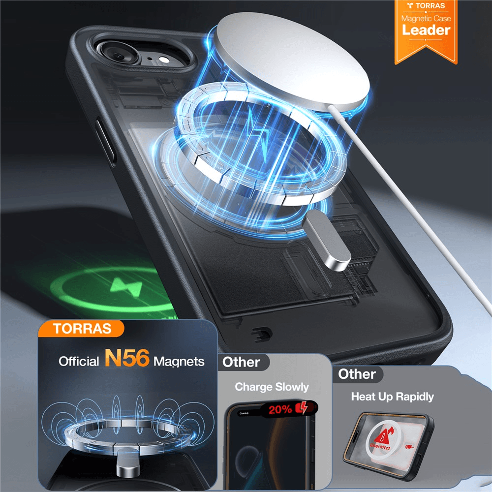 iPhone 17e / 16e - TORRAS Guardian-Mag Series