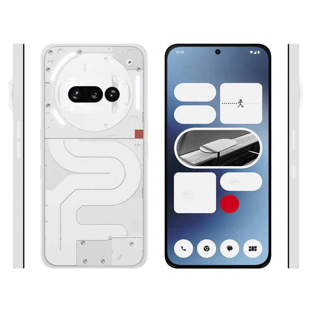 Nothing Phone (3a) - Coque en caoutchouc silicone transparente