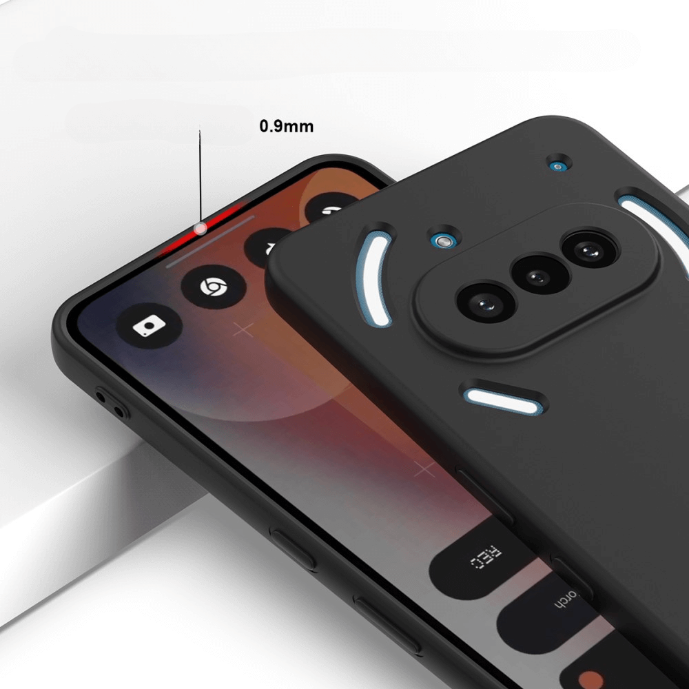 Nothing Phone (3a) - Coque en caoutchouc silicone