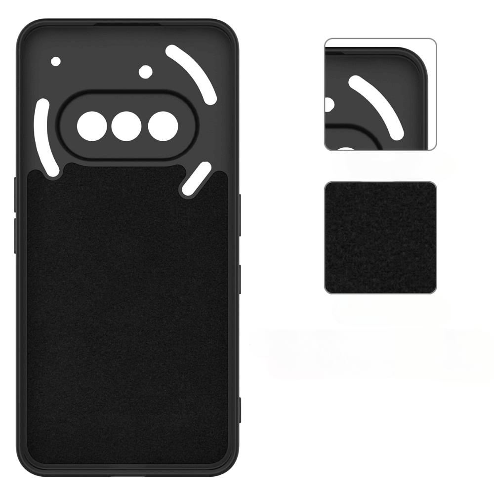 Nothing Phone (3a) - Coque en caoutchouc silicone