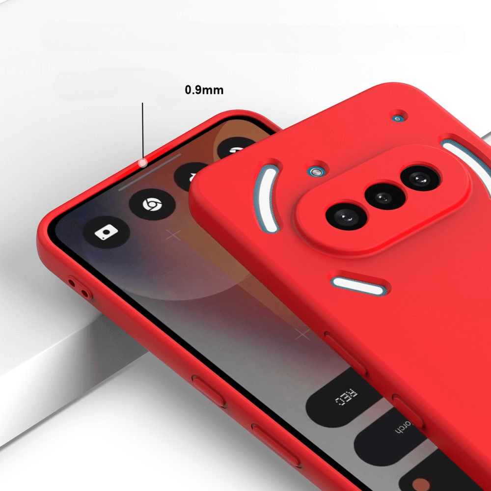 Nothing Phone (3a) - Coque en caoutchouc silicone