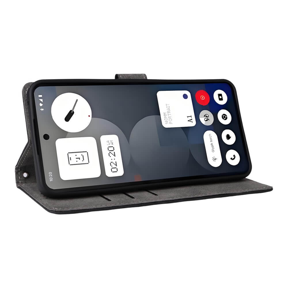 Nothing Phone (3a) Pro - Ledertasche mit RFID Blocker