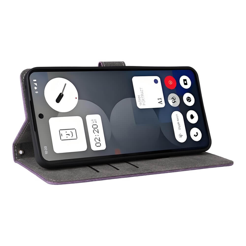 Nothing Phone (3a) Pro - Ledertasche mit RFID Blocker
