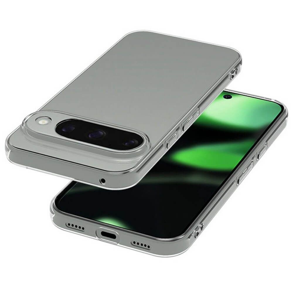 Google Pixel 10 - Custodia in gomma trasparente