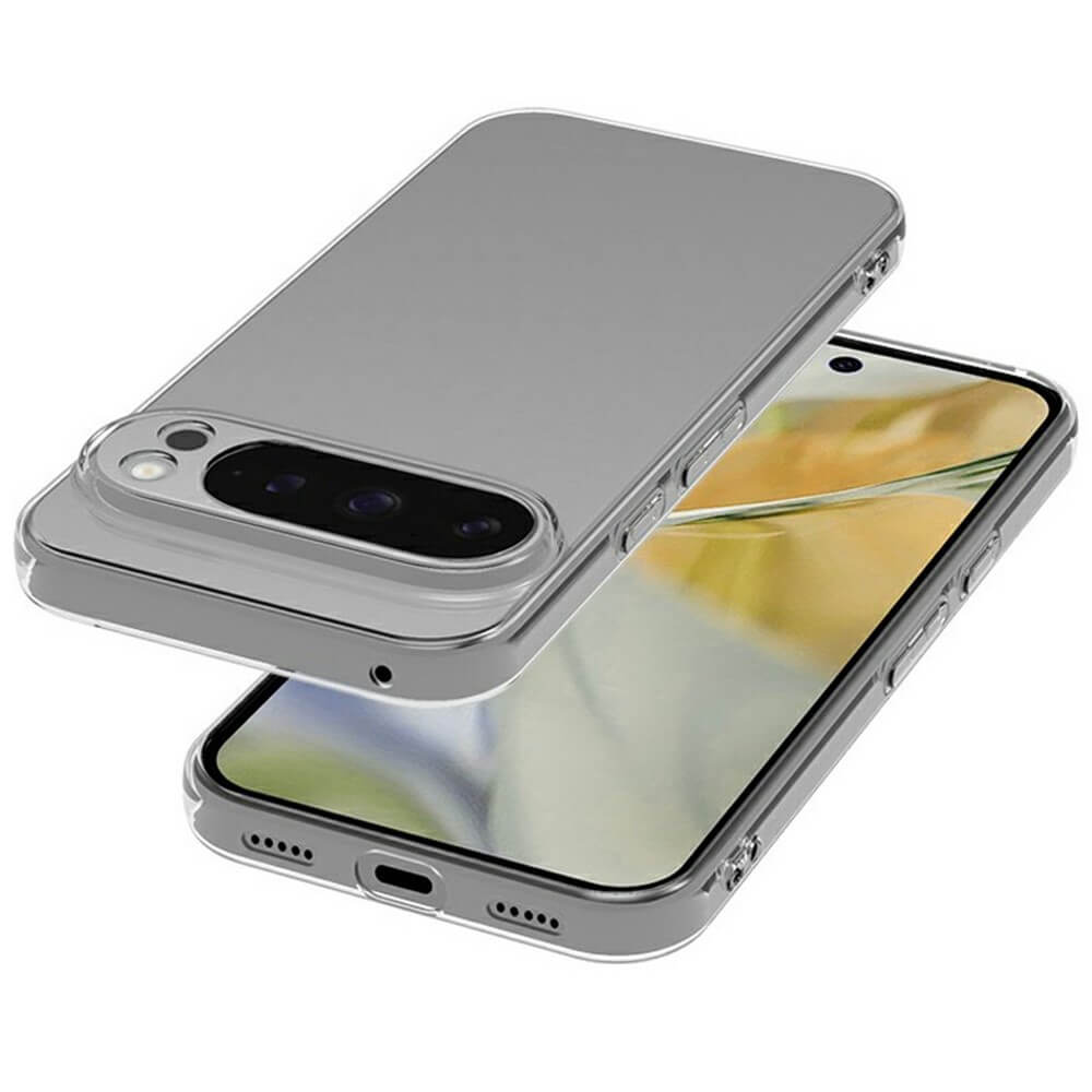 Google Pixel 10 Pro - Custodia in gomma trasparente