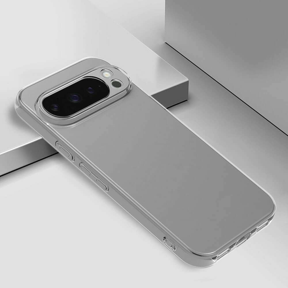 Google Pixel 10 Pro - Custodia in gomma trasparente