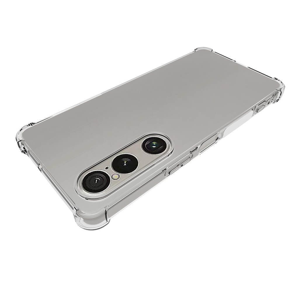 Die Cover-Discount Sony Xperia 1 VII Drop Protection Silikon Case bietet durch weiches, transparentes TPU-Material optimalen Schutz für Ihr Smartphone mit Triple-Kamera, ohne das elegante Design einzuschränken.