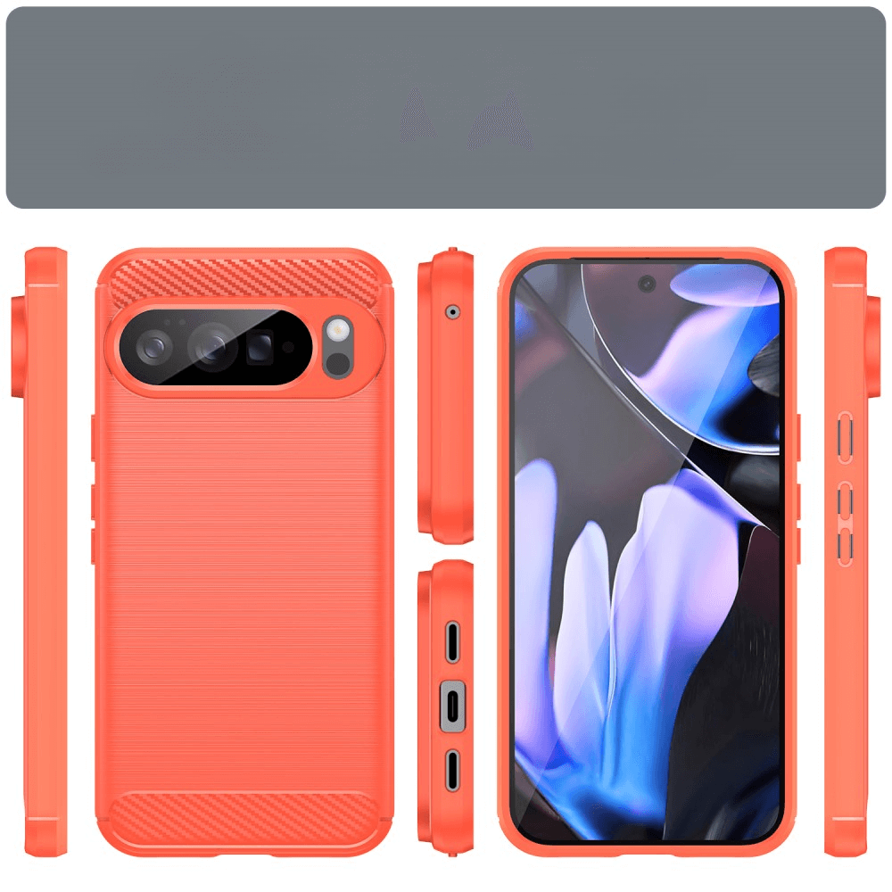 Google Pixel 10 Pro XL  - Cover in look metallo carbonio