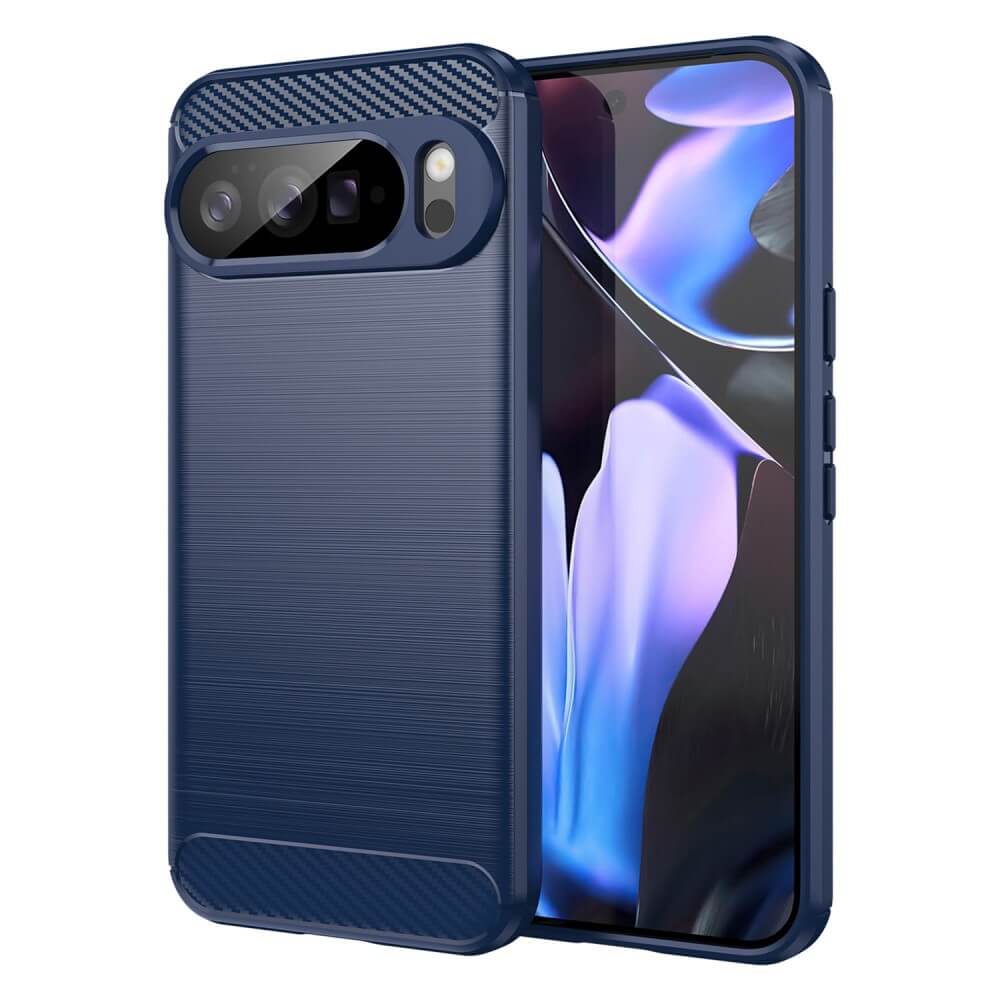 Google Pixel 10 Pro XL  - Cover in look metallo carbonio