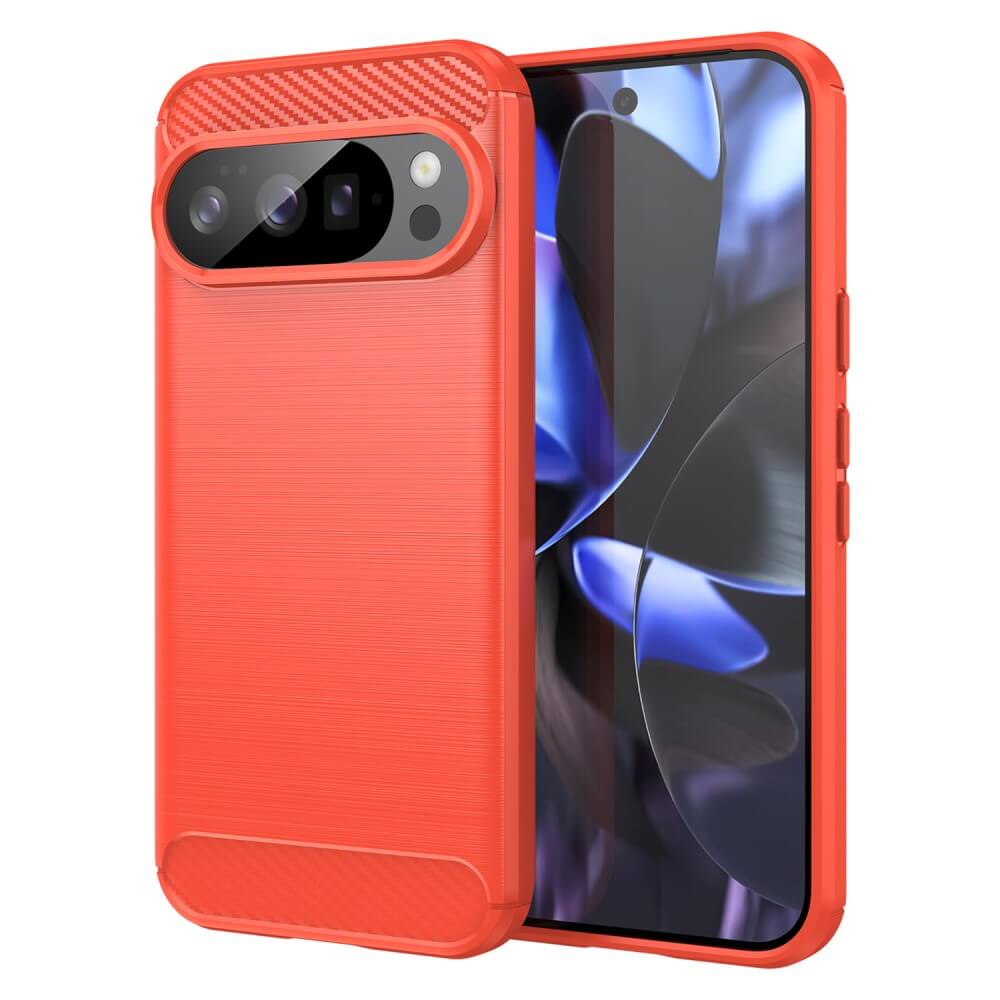 Google Pixel 10 - Metall Carbon Look Hülle