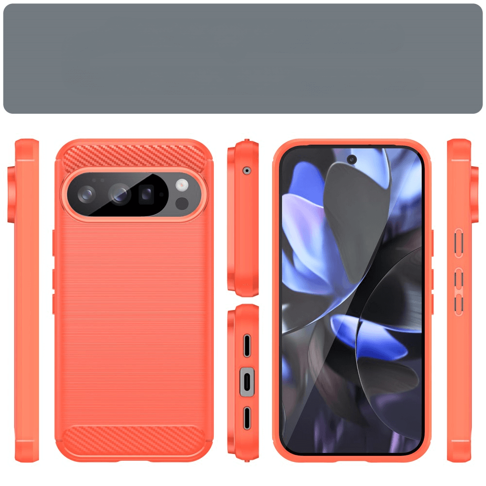 Google Pixel 10 - Metall Carbon Look Hülle