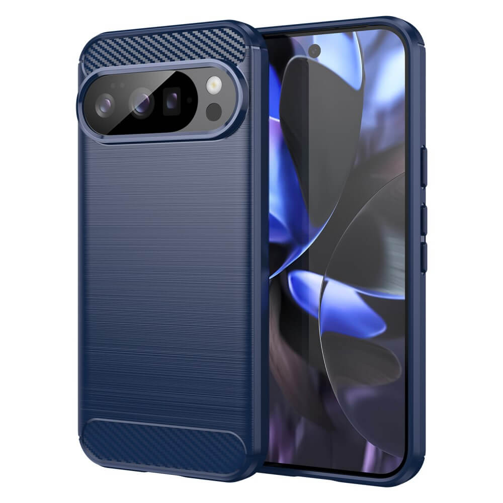 Google Pixel 10 - Metall Carbon Look Hülle