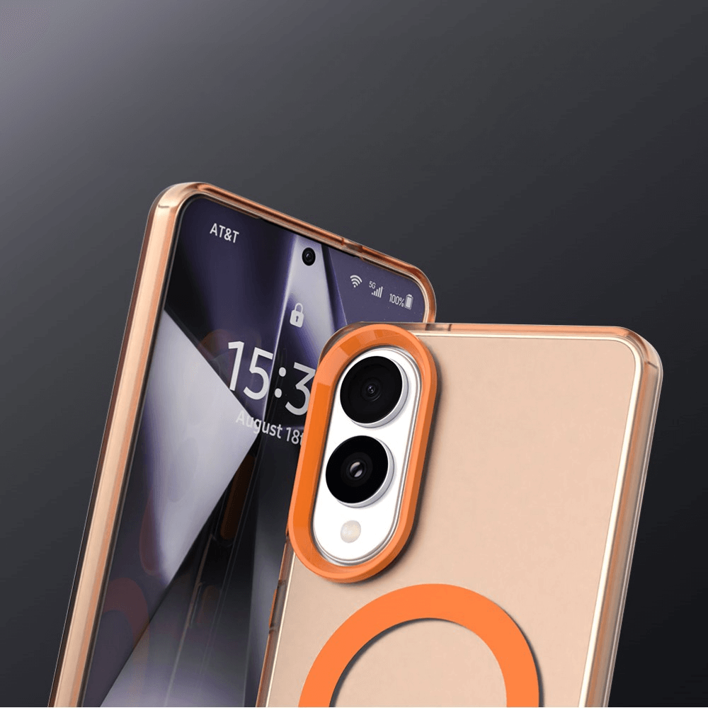 Galaxy S25 Edge - Schützende Acryl-Handyhülle mit Magnet