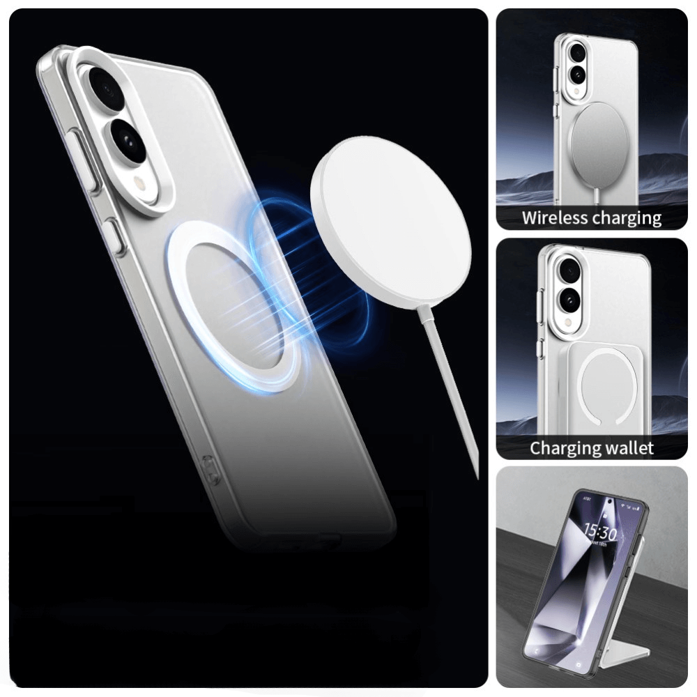 Galaxy S25 Edge - Schützende Acryl-Handyhülle mit Magnet
