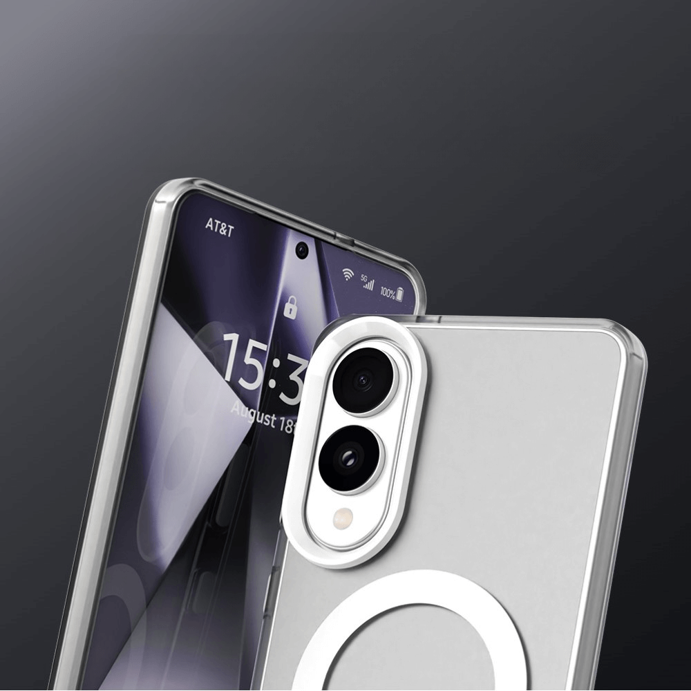 Galaxy S25 Edge - Schützende Acryl-Handyhülle mit Magnet