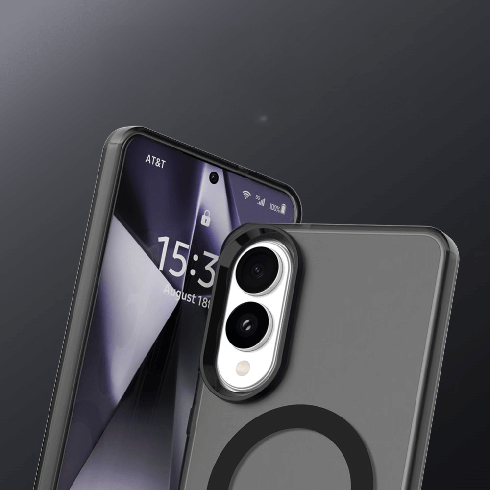 Galaxy S25 Edge - Schützende Acryl-Handyhülle mit Magnet