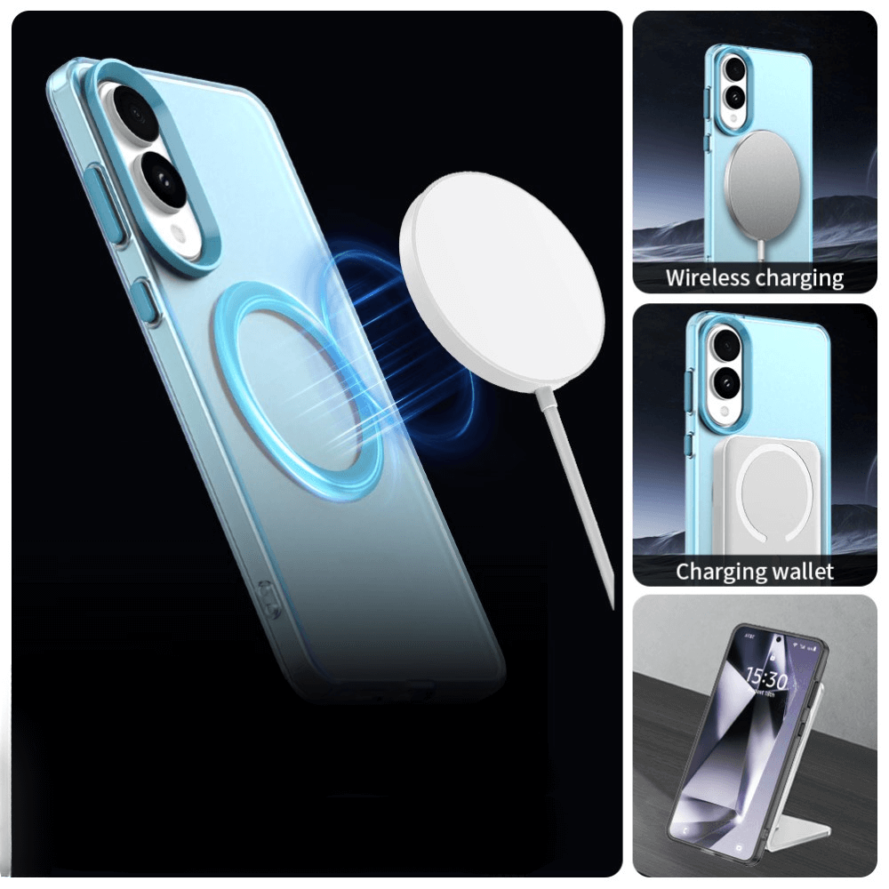 Galaxy S25 Edge - Schützende Acryl-Handyhülle mit Magnet