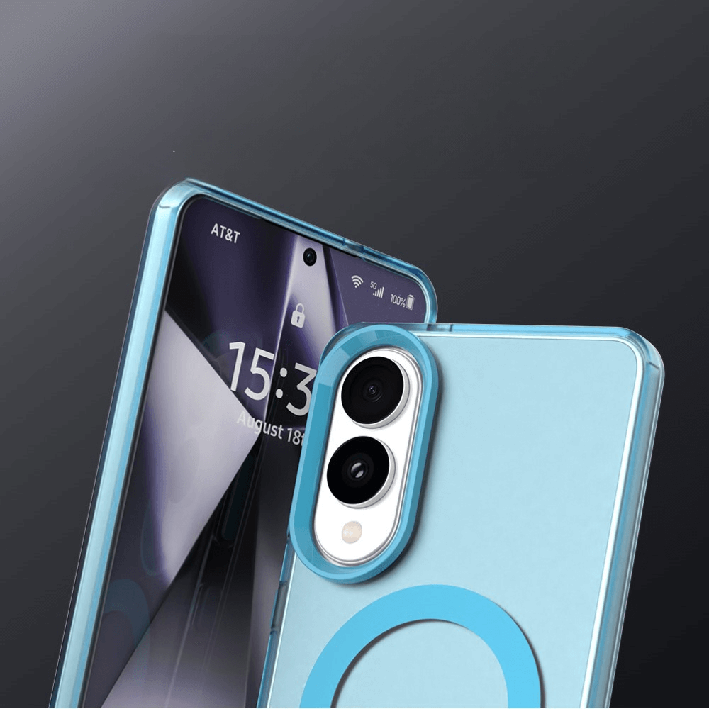 Galaxy S25 Edge - Schützende Acryl-Handyhülle mit Magnet