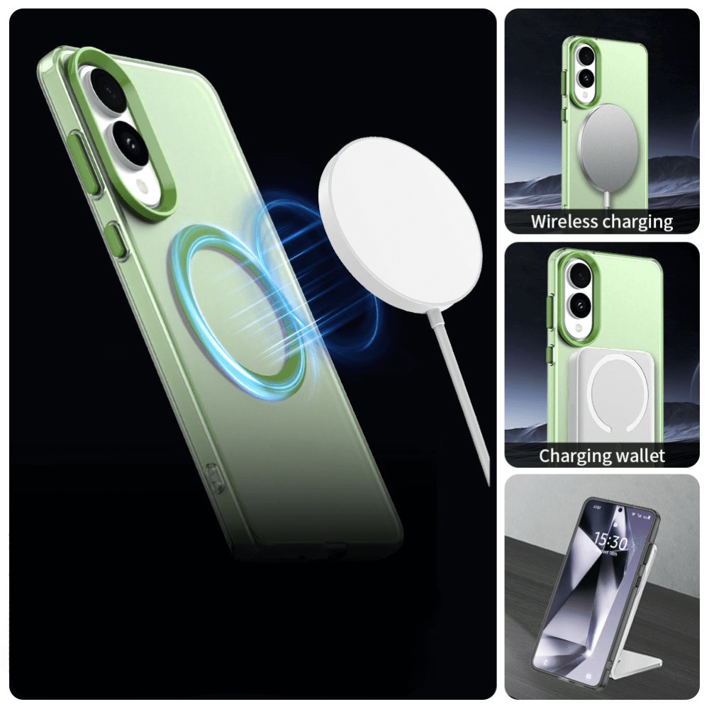 Galaxy S25 Edge - Schützende Acryl-Handyhülle mit Magnet