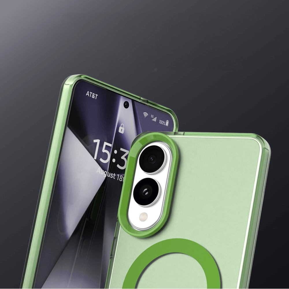 Galaxy S25 Edge - Schützende Acryl-Handyhülle mit Magnet
