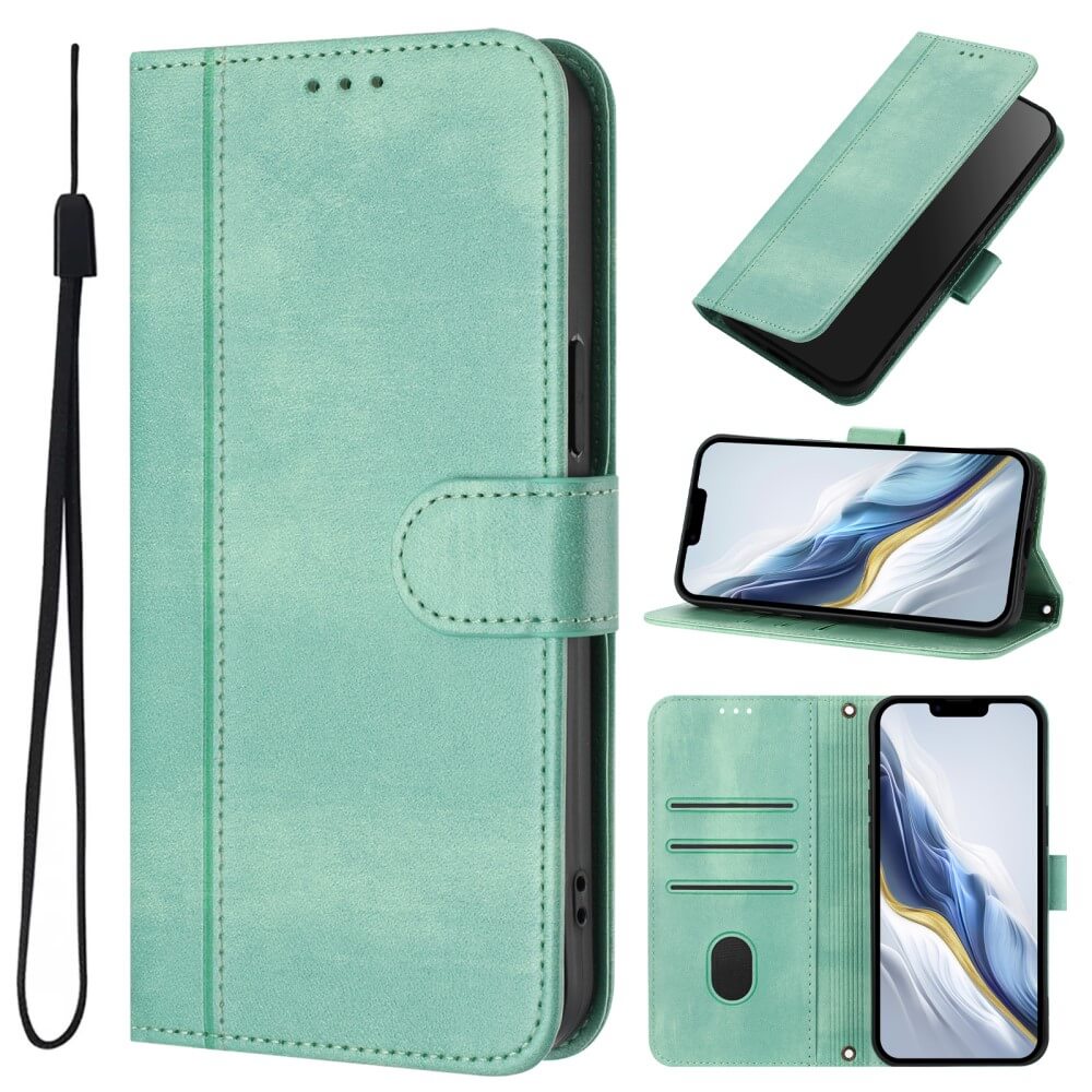 HONOR Magic7 Lite - Custodia in pelle scamosciata dal design vintage